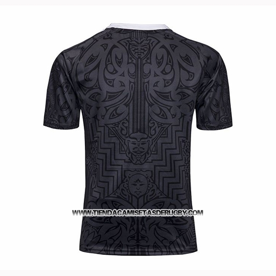 Camiseta Nueva Zelandia All Blacks Maori Rugby 100th Conmemorative
